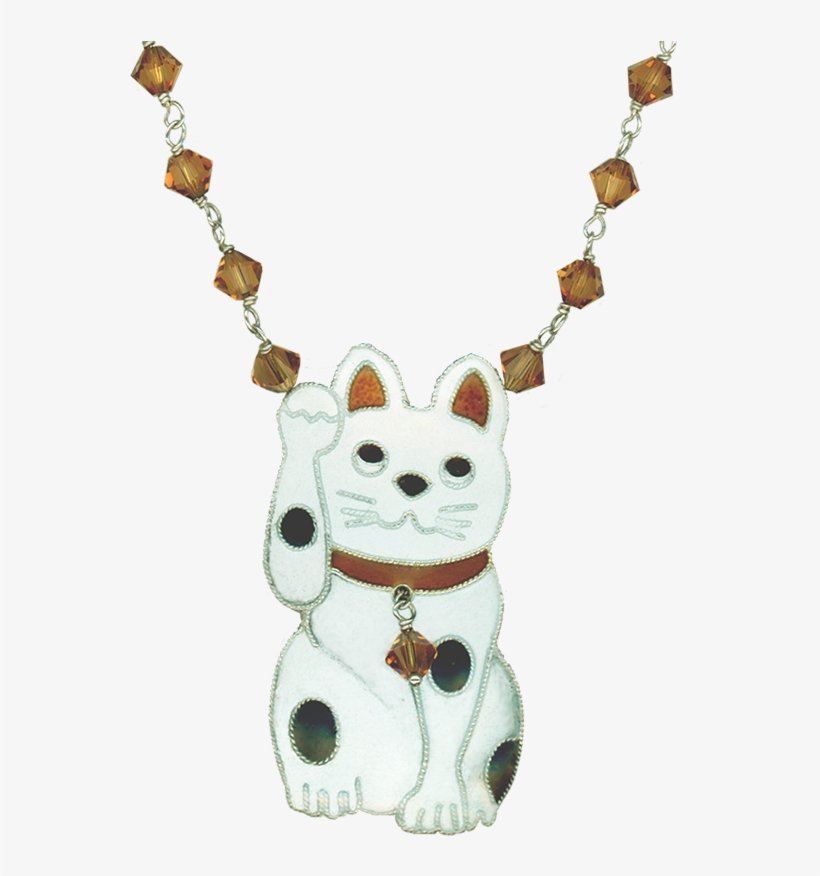 Lucky Cat Crystal Neck, transparent png #4060055
