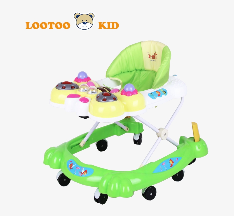 Baby Walking Chair/safe Design Babywalker/ Big Play - Kiddy Land, transparent png #4060461