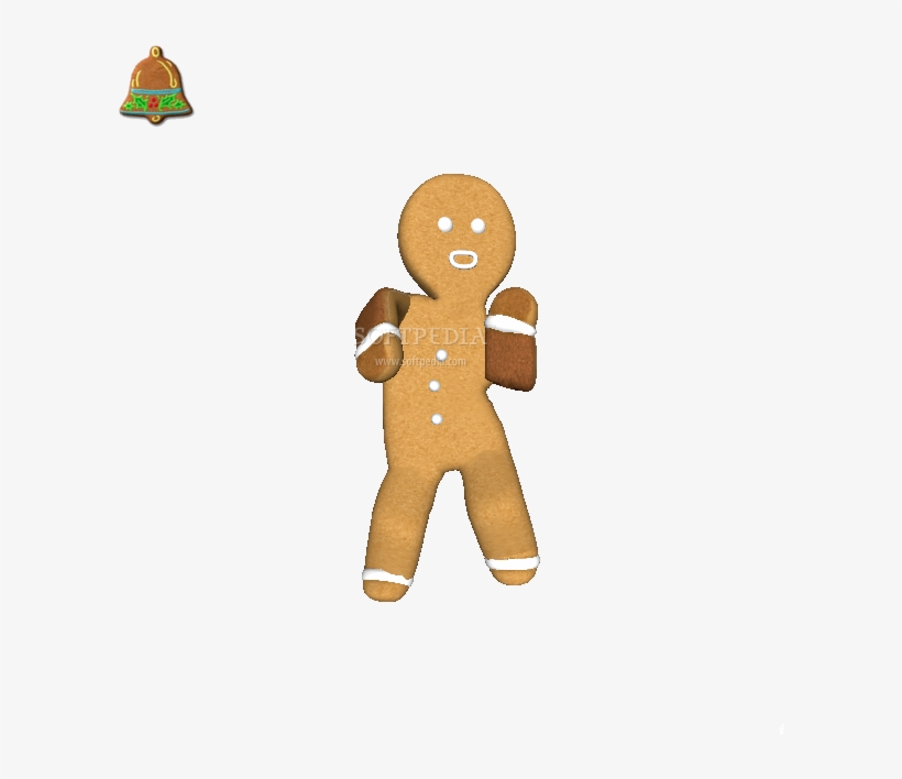 Shrek Gingerbread Man Gif - Gingerbread Man Dance Gif, transparent png #4060830