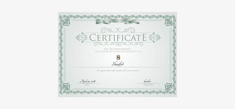 Certificate-01 - United States Of America Birth Certificate, transparent png #4061430