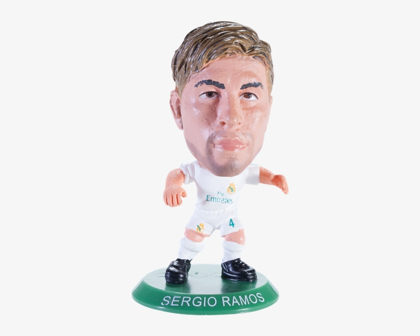 Real Madrid Sergio Ramos Mini Figurine 17/18 - Figurine, transparent png #4061755