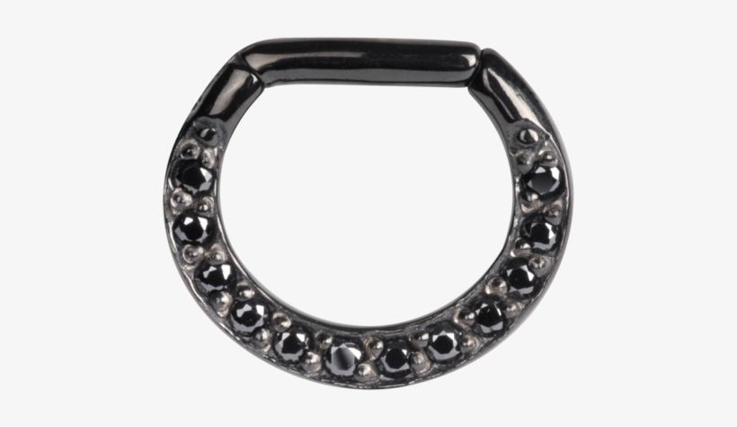 Steel Blackline® Multi Jew Hinged Septum Clicker - Septum Piercing, transparent png #4061852