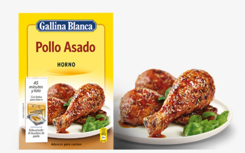Gallina Blanca Te Ofrece Su Receta De Pollo Asado, - Especies Para Pollo Asado, transparent png #4061945