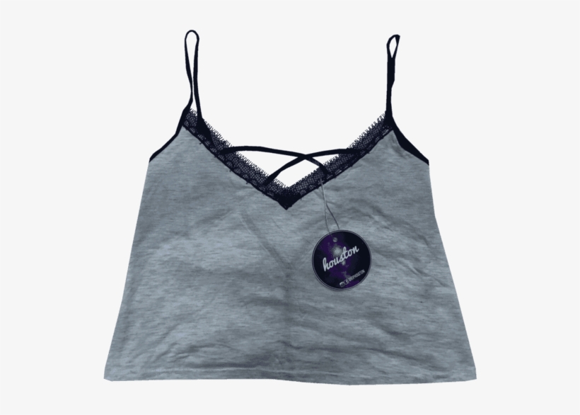 Remera Encaje Grey - Active Tank, transparent png #4062017