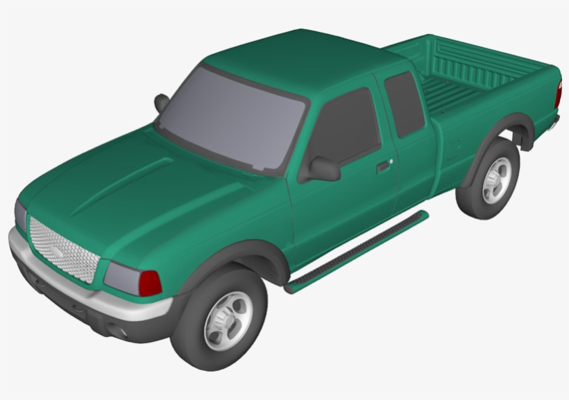 Camara Camioneta - Ford Ranger Cad File, transparent png #4062318