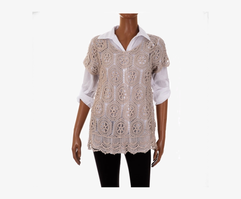 Encaje Y Crochet - Blouse, transparent png #4062320