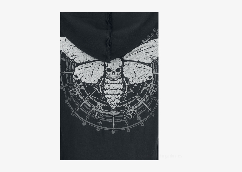 Sudadera De Encaje Moth Capucha Con Cremallera Compra - Gothicana By Emp Gothic Bolero - Bolero-top Set - For, transparent png #4062589