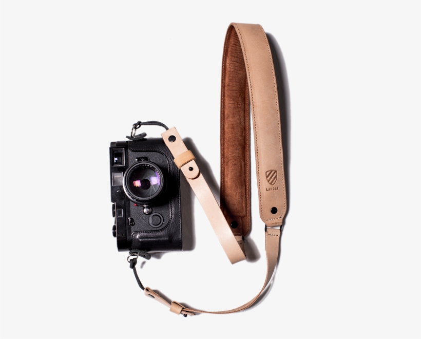 Made With Nylon Webbing And 550 Paracord, Originally - Langly Leather Camera Strap, transparent png #4062658