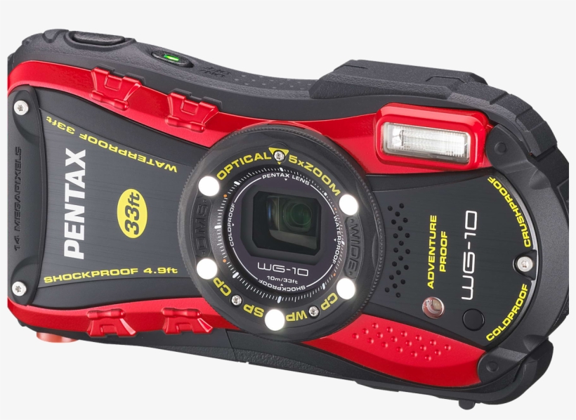Pentax To Ship More Affordable Wg-10 Waterproof Camera - Pentax Wg 10, transparent png #4063464