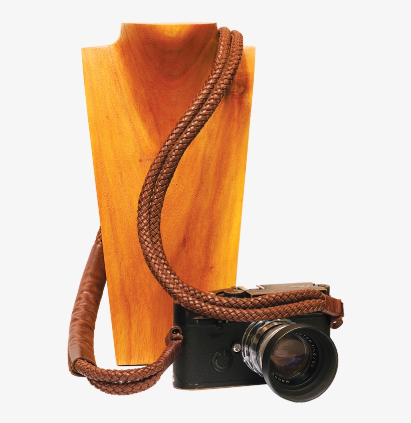 Braided Leather Camera Strap - Camera Straps, transparent png #4063489