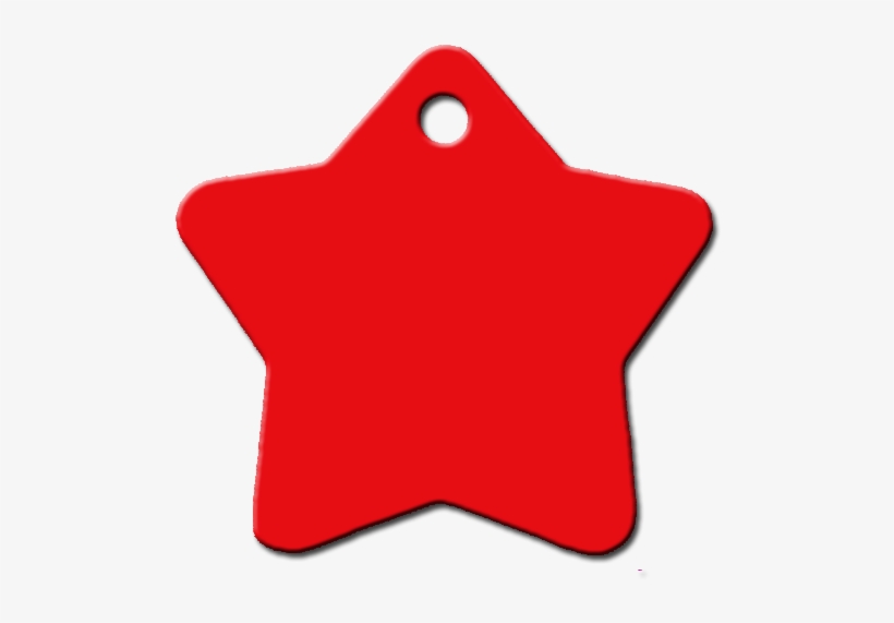 Estrella Plateada Placa Personalizada Para Perro Gato - Dog, transparent png #4064013