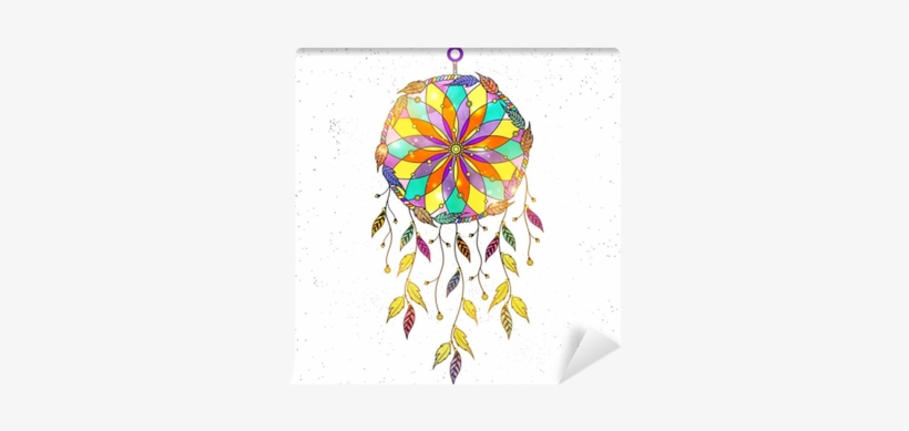 Banner Transparent Boho Drawing Hand Drawn - Dreamcatcher, transparent png #4064104