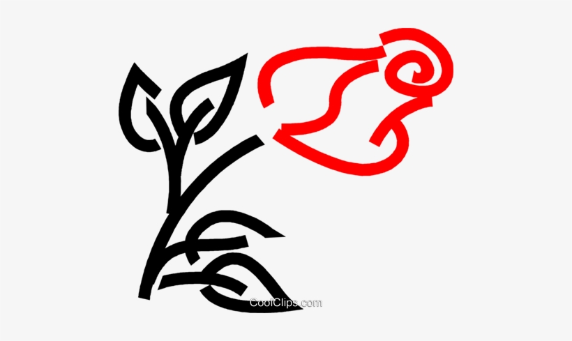 Rosa Roja Libres De Derechos Ilustraciones De Vectores - Illustration, transparent png #4064860