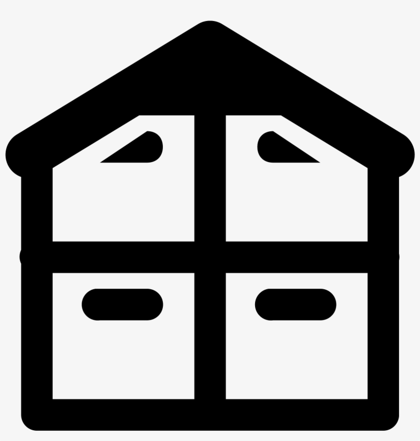 This Icon Is Depicting A House-like Structure That - Warehouse .ico, transparent png #4065077