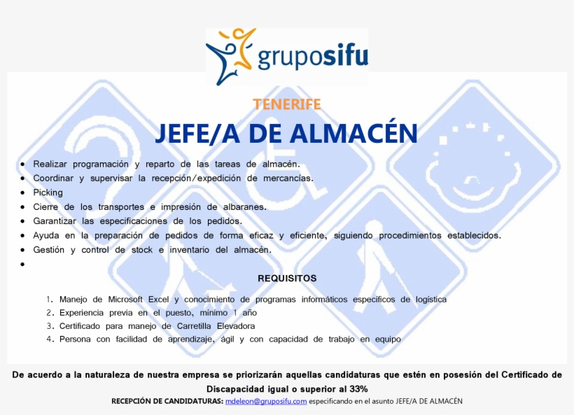 Jefe Almacen - Canary Islands, transparent png #4065309