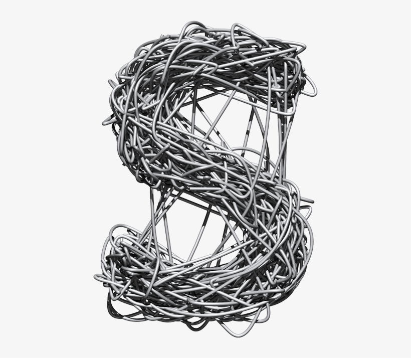 Letter S Of The Metallic Web Font - Logo, transparent png #4065593