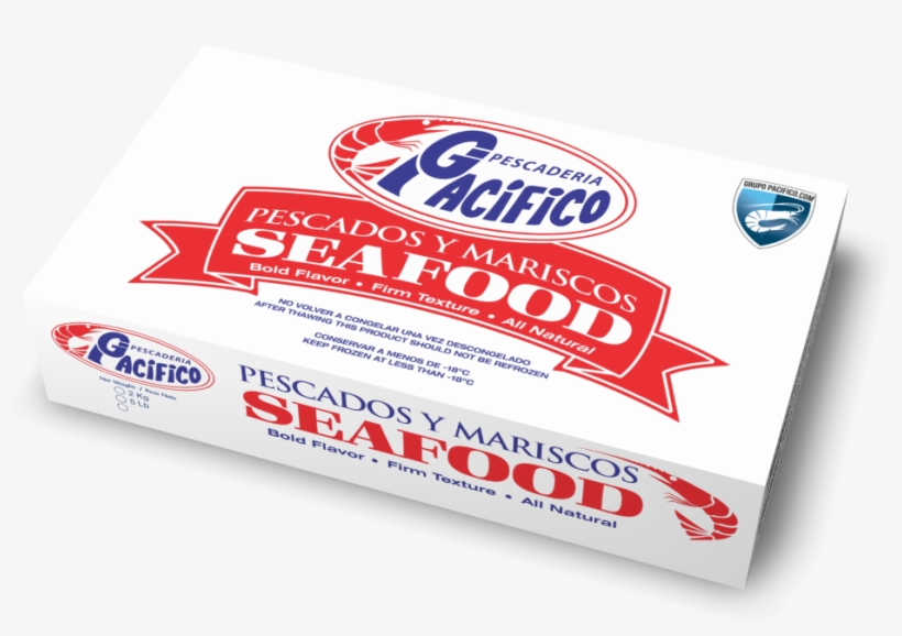 Diseño Caja Para Camaron Y Marisco - Pescaderia Pacifico, transparent png #4065654