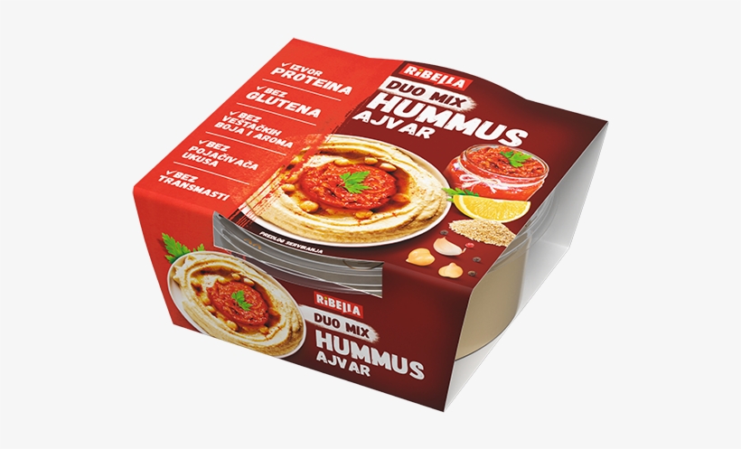 Duo Mix Ribella Hummus Ajvar - Hummus Ajvar, transparent png #4066108