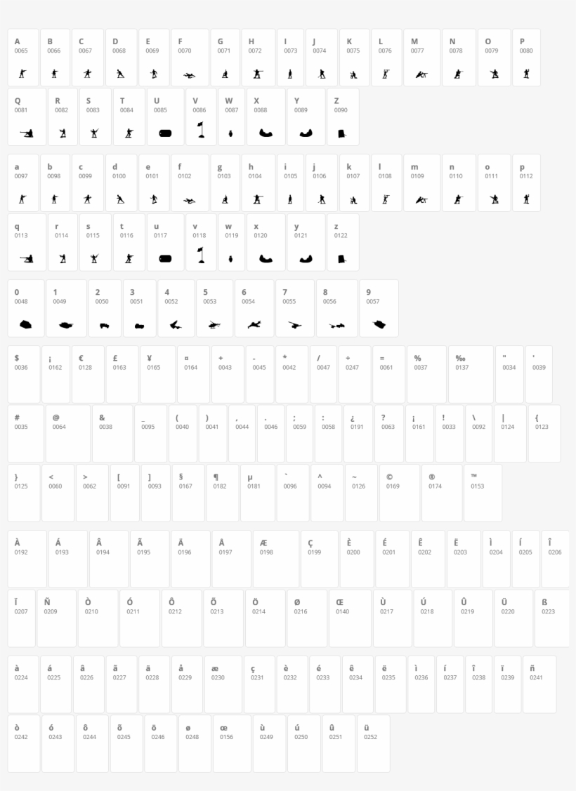 Green Army Men Character Map - Djs Symbols, transparent png #4066130