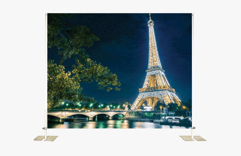 Fabric Backdrop Only - La Torre Eiffel 4k, transparent png #4066132