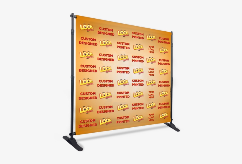 Custom Printed Step And Repeat Backdrop Banner 8ft - Backdrop Banner, transparent png #4066219