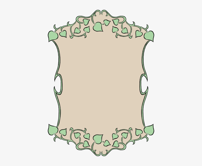 Garden Sign Ivy Border Clip Art - Garden Sign Clip Art, transparent png #4066400