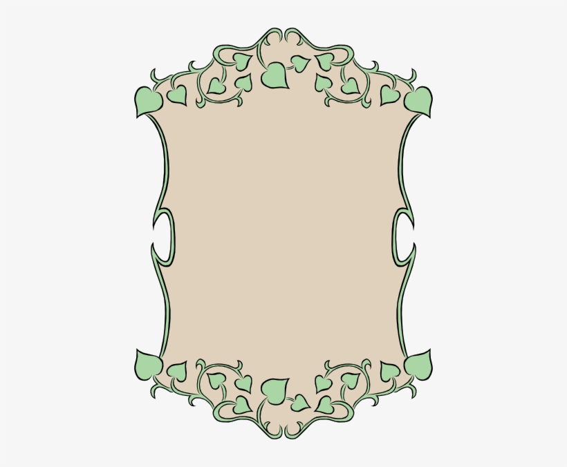 Garden Sign Ivy Border Clip Art - Garden Sign Clip Art, transparent png #4066400