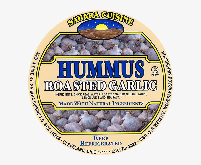 Hummus Roasted Garlic, transparent png #4066642
