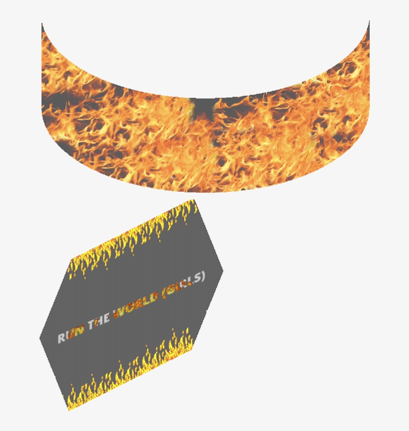 Run The World Backdrop - Burning City, transparent png #4066690