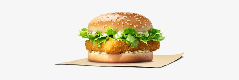 King Pescado - Fish Burger And Fries, transparent png #4066716