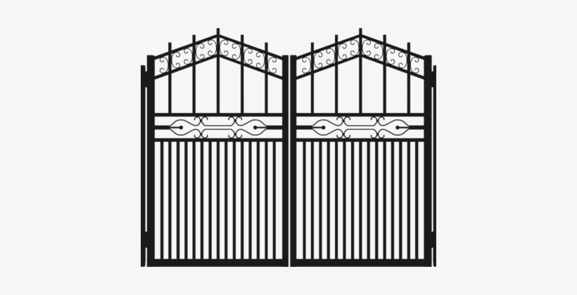 Gate Computer Icons Wrought Iron Fence Iron Railing - Gate Clip Art, transparent png #4066787