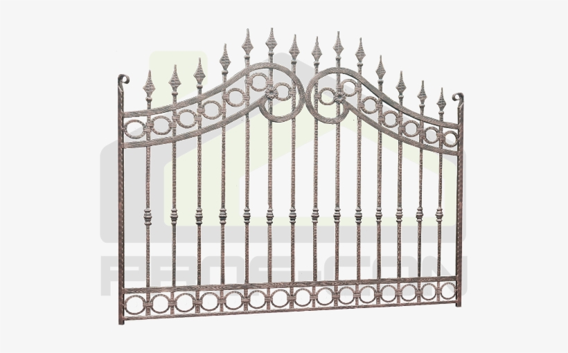 Wrought Iron Gates And Fences - Fence, transparent png #4066927