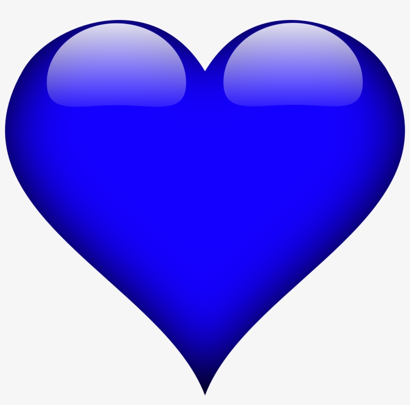 Blue 3d Png Heart - Xbmc, transparent png #4067185