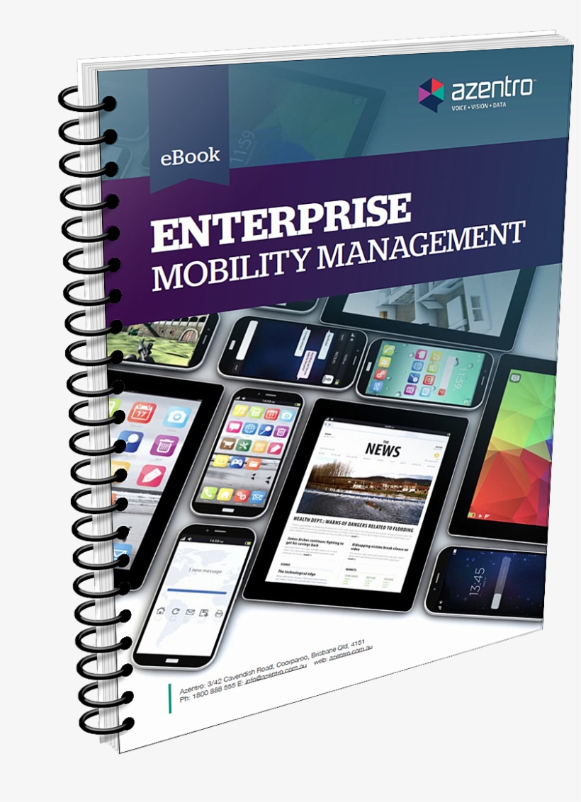 Enterprise Mobility Management Ebook Cover Transparent - Enterprise Mobility Management, transparent png #4067370