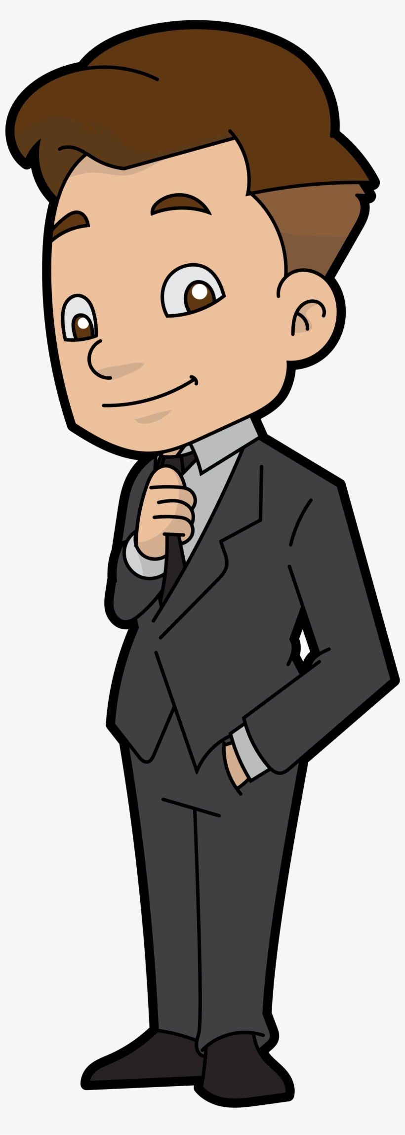 Open - Confident Cartoon Png, transparent png #4067434