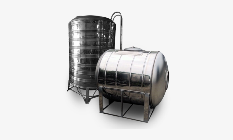 Stainless Steel Water Tank Of Whole-plant Equipment - Water Tank Stainless Steel Png, transparent png #4067550
