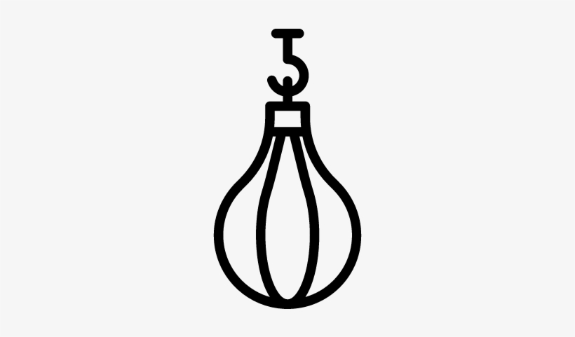 Punching Bag Vector - Boxing Bag Icon, transparent png #4067860