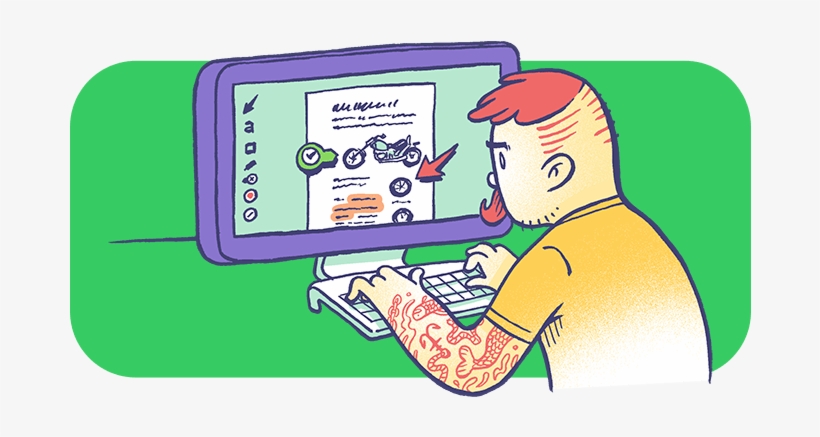 Hipster Man Using Evernote For Desktop, transparent png #4068126