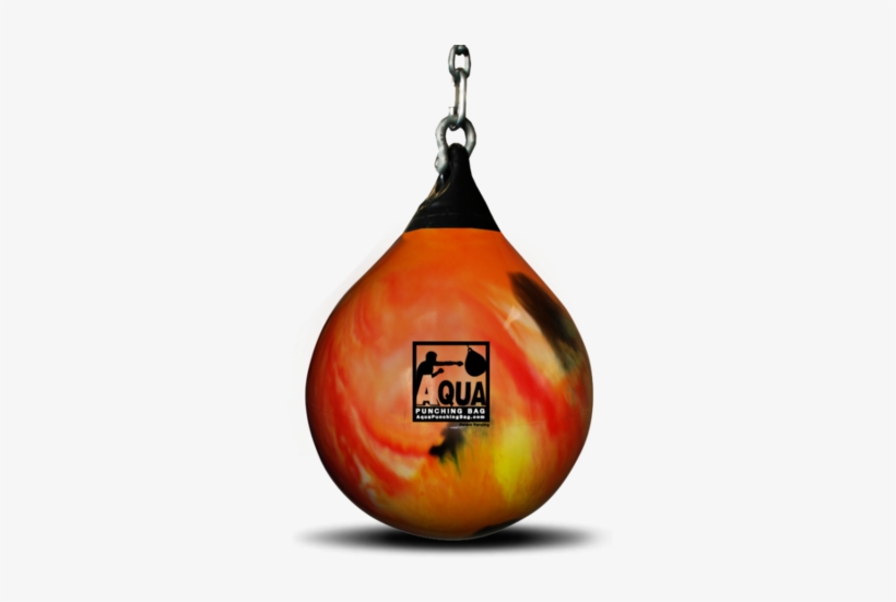 Aqua Punching Bags - Aqua Punching Bag 18" Couleur: Orange, transparent png #4068177