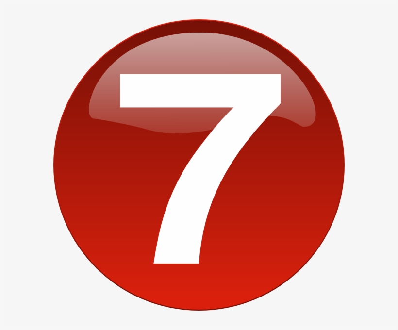 Bullet 7 Red 7 Clip Art - Gloucester Road Tube Station, transparent png #4068448