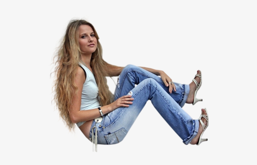 Share This Image - Girl Sit Png Hd, transparent png #4068479