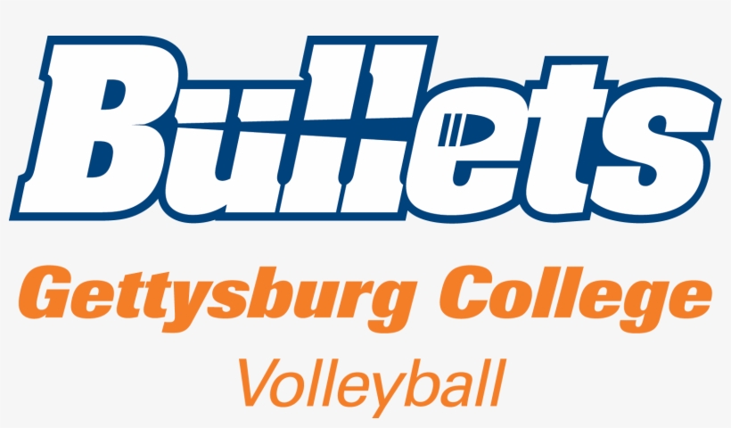 Primary Bullets Logo With College And Sport Treatment - Gettysburg College Bullets Logo, transparent png #4068610