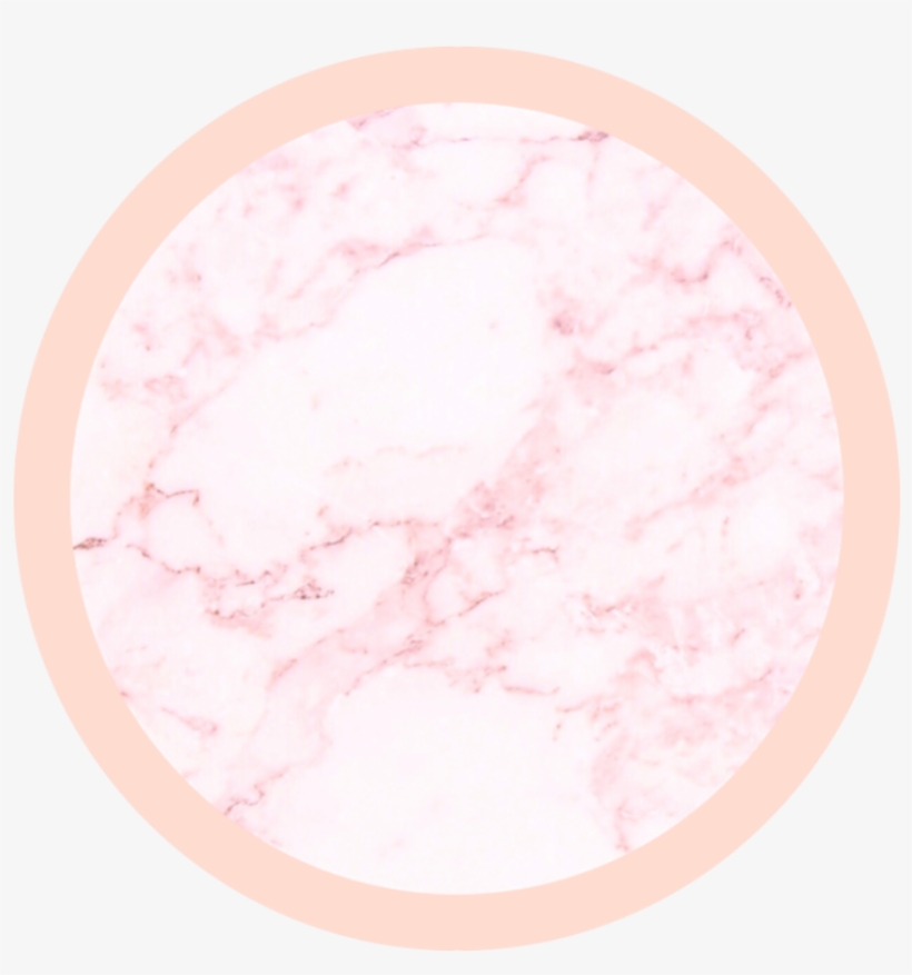 Marble Marbled Pink Circle Background Aesthetic Pastel - Circle, transparent png #4068712