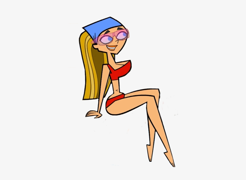 Lindsay Bikini Sit - Total Drama Lindsay Bikini, transparent png #4068844