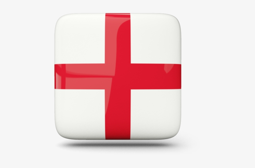 England Glossy Square Icon 640 - Glossy Angola Square Icon, transparent png #4069194
