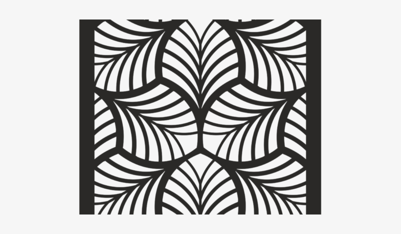 E011 - Geometric Patterns Floral Art, transparent png #4069459