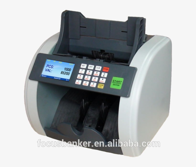 Hot Sale Automatic Fake Detect Money Counting Machine - Currency, transparent png #4069462
