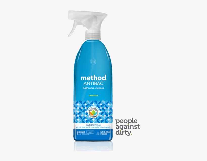 Method Antibacterial Bathroom Cleaner Smells Like Heaven, - Method Antibac, transparent png #4070284