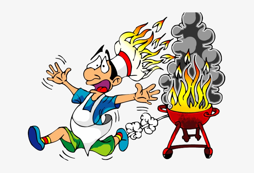 Free Cooking Clipart - Bbq Cartoon, transparent png #4070327