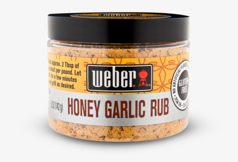 Weber Rub, Honey Garlic - 5 Oz, transparent png. 